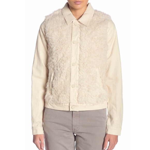 NWT Mother Faux Shearling Jacket - Picture 2 of 8